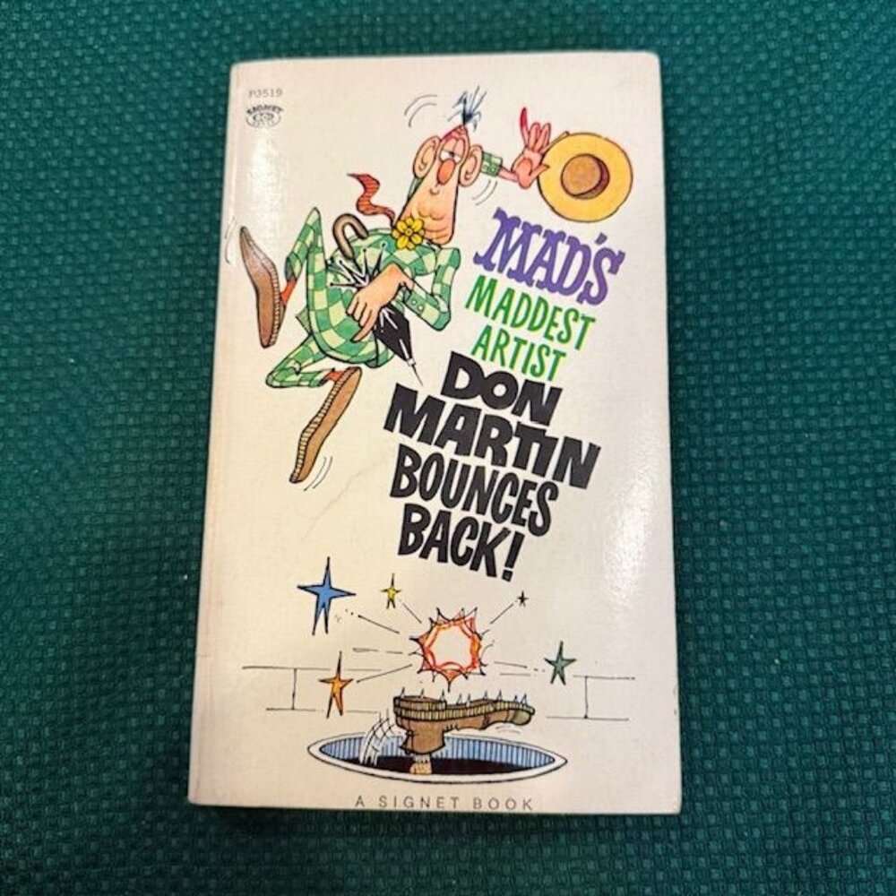 Don Martin Bounces Back MAD's Maddest Artist Signet P3519 10th Printing 1963 - Picture 1 of 8